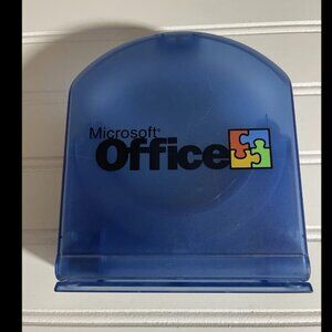 Vintage Microsoft Office CD DVD Case for Car Travel Office Portable Organizer